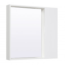 Зеркальный шкаф Runo белый Манхэттен 75 (00-00001045)