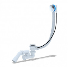 Сифон АНИ для ванны, регулируемый, полуавтомат 1 1/2"х40 с труб. 50 мм. (EM421)