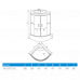 Душевой бокс Erlit ER4320T-C2 (1200x1200x2180), Erlit, 428, Душевые кабины и ограждения, ER4320T-C2, Московская область, Наро-Фоминск, Нара, наре