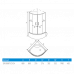 Душевой уголок Erlit ER0508T-C4 (800*800*1950), Erlit, 428, Душевые кабины и ограждения, ER0508T-C4, Московская область, Наро-Фоминск, Нара, наре