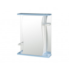 Зеркало-шкаф навесной без подсветки MIXLINE Венеция-60 голубой (525886)