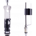 Комплект клапанов OLI: спуск URAL II + наливной Uni Bottom, нижняя подводка, пластик 1/2
