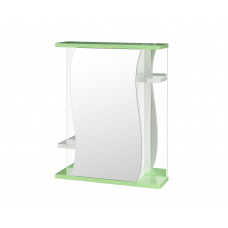 Зеркало-шкаф навесной без подсветки MIXLINE Венеция-60 зеленый (525921)