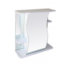 Зеркало-шкаф навесной без подсветки MIXLINE Венеция-60 белый (77001136)