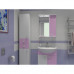 Шкаф зеркальный ДОМИНО 62 левый с/о цвет розовый, KAKSA (Россия), 430, Мебель для ванных комнат, 460426, Московская область, Наро-Фоминск, Нара, наре
