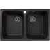 Мойка кухонная GranFest GF-Z15 2 чаши 740*480 (черный), GranFest, 374, Мойки для кухни, 15 черный, Московская область, Наро-Фоминск, Нара, наре