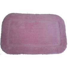 Коврик для ванной "Lux Border" 50х80см (плюш) розовый