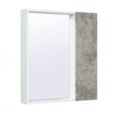 Зеркальный шкаф Runo серый бетон Манхэттен 65 (00-00001016)