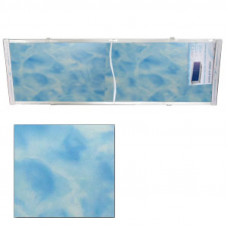 Экран для ванн 1,7 м "Оптима" пластик синий мрамор (13)