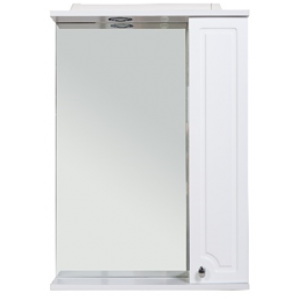 CRETE 60 Белый глянец Зеркало со шкафчиком, RUSH, 430, Мебель для ванных комнат, CRM35060W, Московская область, Наро-Фоминск, Нара, наре