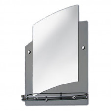 Зеркало модель 0407 (500х700 мм) с креп. (н2к2) с полкой